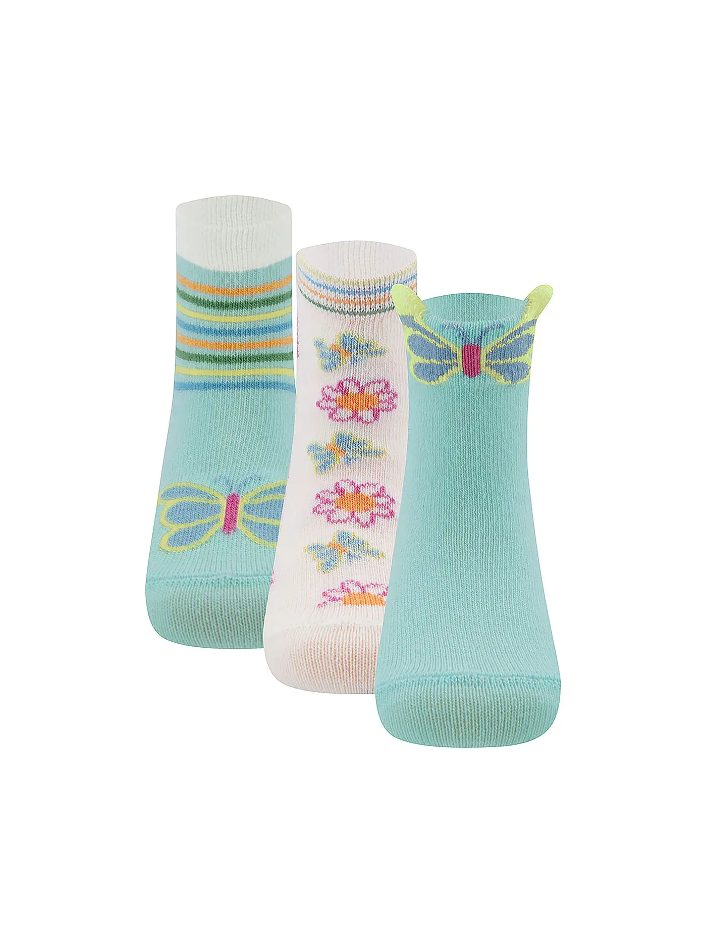 EWERS | Baby Socken 3er Pkg hellblau | 